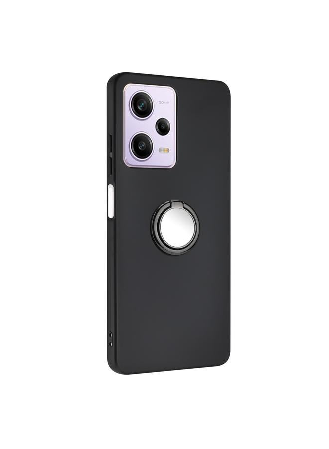 S-TOP Case For Redmi Note 12 Pro 5G / Xiaomi Poco X5 Pro Matte Ring Holder TPU Phone Case - Image 2