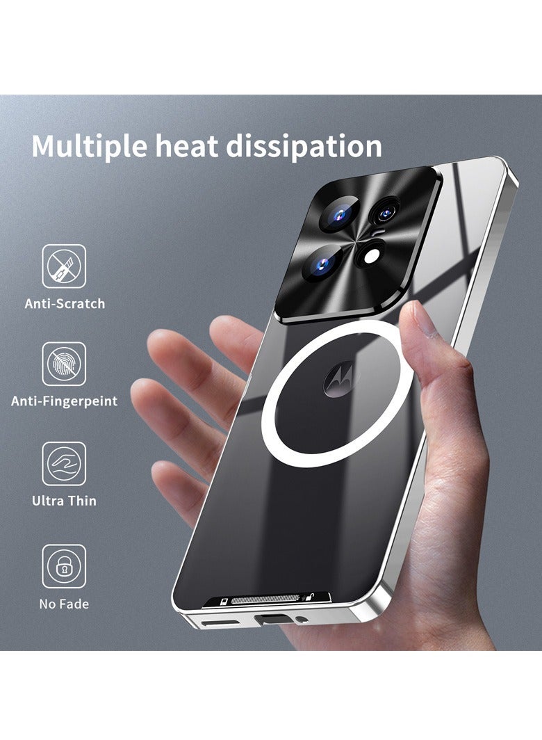 general Compatible with Motorola Edge 50 Pro Case, Metallic Magnetic Matte Backplate, Motorola Edge 50 Pro Case - Image 4