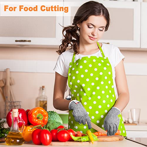 Chuarry 10 Pairs Cut Resistant Gloves Cutting Proof Gloves Level 5 Protection Kitchen Cuts Glove for Shucking Fish(Large,Gray) - Image 4