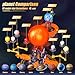 JAKI Solar System Building Set Electric Solar System Model with Dynamic Lighting and Real Rotating Effects STEM Educational Space Toy for Teens and Adults Home Office Decoration - Image 4