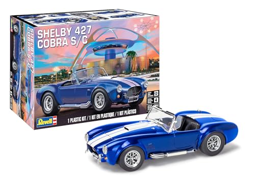 Revell 14533 Shelby Cobra 427 S/C 1:24 Scale 104-Piece Skill Level 4 Model Car Building Kit - Image 1