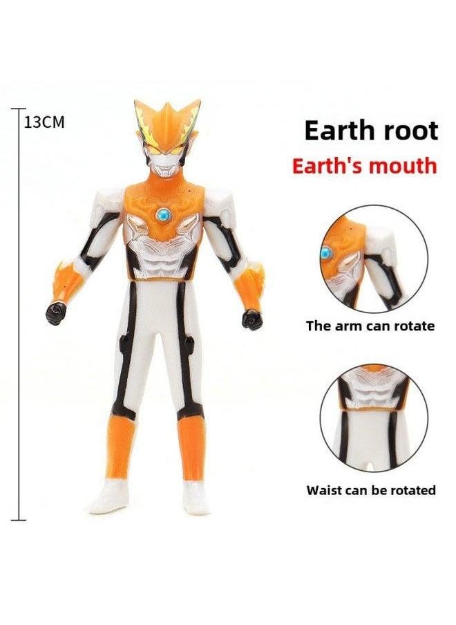 Generic - 13CM Ultraman Soft Plastic Tiga Style Maltos Galaxy Zero Superman Children's Hot Toys Wholesale-Color:23, Earth Luo - Image 1