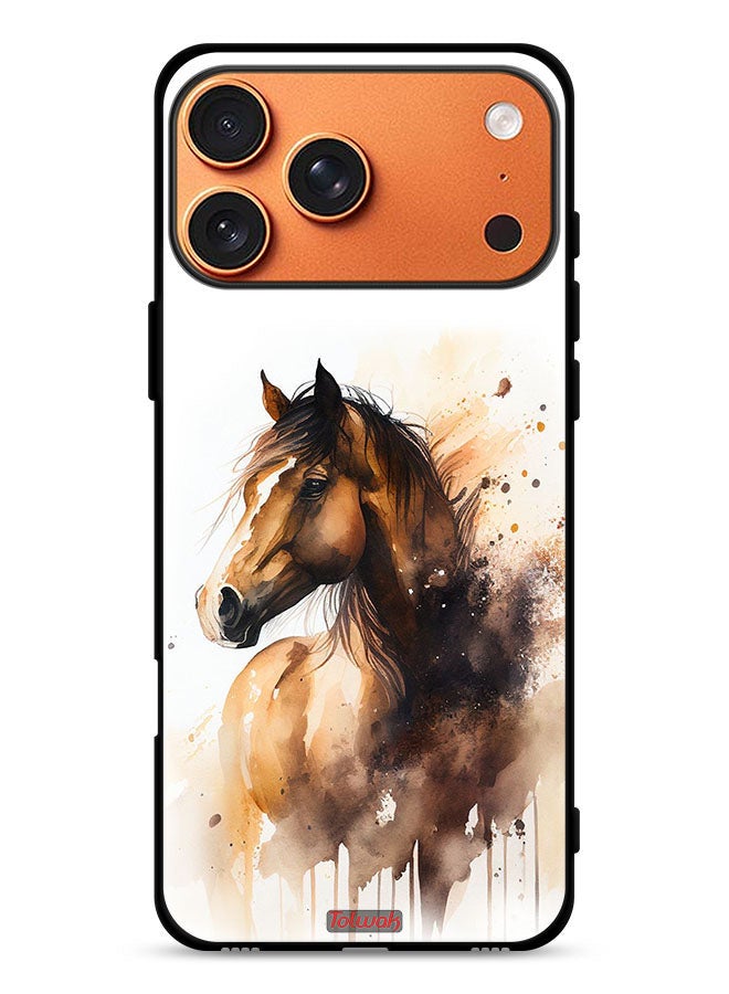Tolwak Apple iPhone 17 Pro Max Protective Case Cover Horse Abstract Art - Image 1