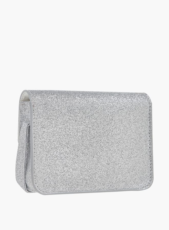 Flora Bella By Shoexpress Girls Embellished Crossbody Bag With Adjustable Strap And Magnetic Closure  - Image 3