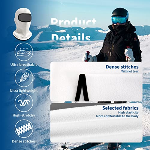YESLIFE Thicker Ski Mask, Face Mask for Men and Women in Cold Weather, Skiing, Snowboarding, Motorcycle, UV Protection & Wind Protection - Ultimate Thermal Retention - Image 4