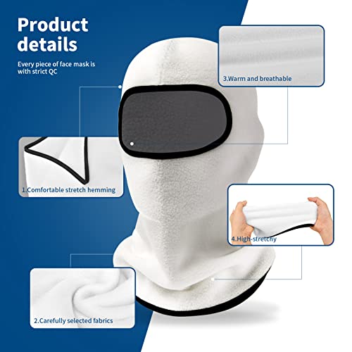 YESLIFE Thicker Ski Mask, Face Mask for Men and Women in Cold Weather, Skiing, Snowboarding, Motorcycle, UV Protection & Wind Protection - Ultimate Thermal Retention - Image 5