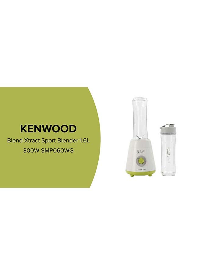KENWOOD Smoothie Maker Is Designed For Quick And Easy Preparation Of Delicious Smoothies, Shakes, And Other Beverages. With Its Powerful Motor And Convenient Features, It Is Perfect For Those Who Lead An Active Lifestyle And Enjoy Fresh, Homemade Drinks 600 ml 300 W SMP060WG White/Green - Image 4
