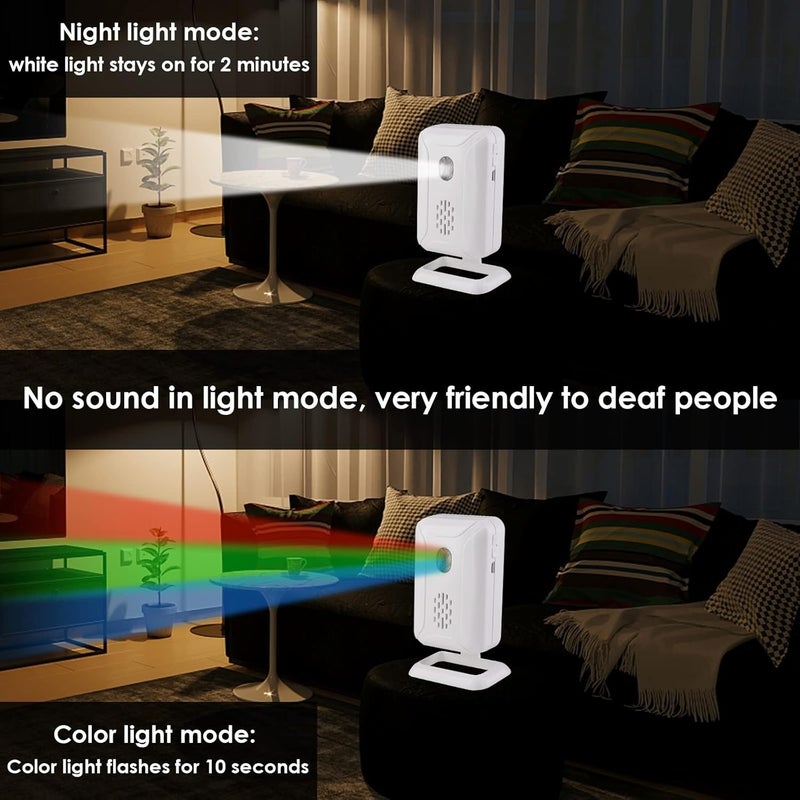 Greencycle Motion Sensor Doorbell, Door Chime for Business When Entering, Store Door Entry Bell, Commercial Door Entry Alert, Motion Sensor Detect Alarm, Caregiver Reminder for Elderly, Visitor Bell - Image 3