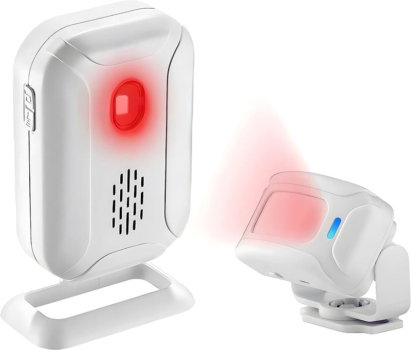 Greencycle Motion Sensor Doorbell, Door Chime for Business When Entering, Store Door Entry Bell, Commercial Door Entry Alert, Motion Sensor Detect Alarm, Caregiver Reminder for Elderly, Visitor Bell - Image 1