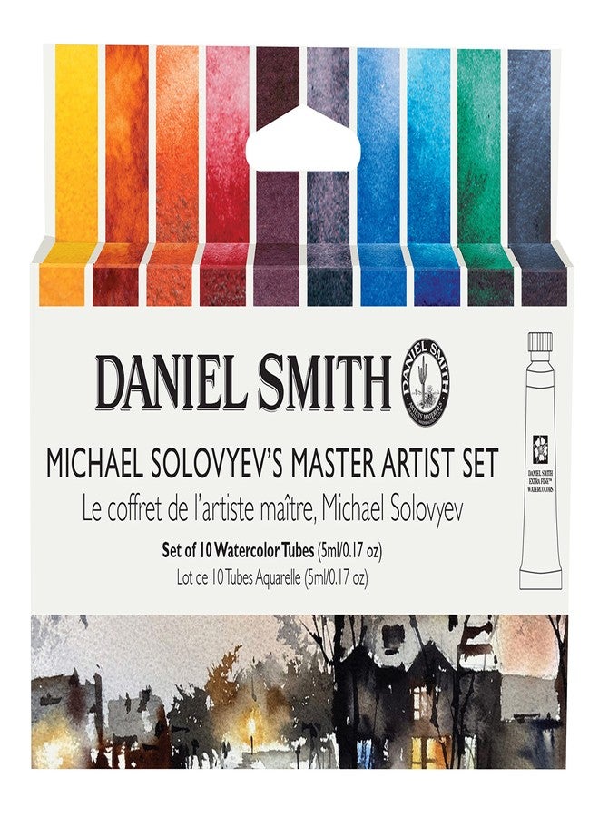 Daniel Smith Extra Fine Watercolor - Michael Solovyev Master Artist, Set of 10, 5 ml, Tubes - Image 1