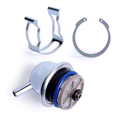 JCCGLOBAL 89060418,17113556 Fuel Injection Pressure Regulator with Vacuum Line for Chevrolet Avalanche 1500,Express 1500 2500 3500,Silverado,Suburban,Tahoe,Trailblazer,GMC,Buick,Cadillac,Hummer,Isuzu - Image 2