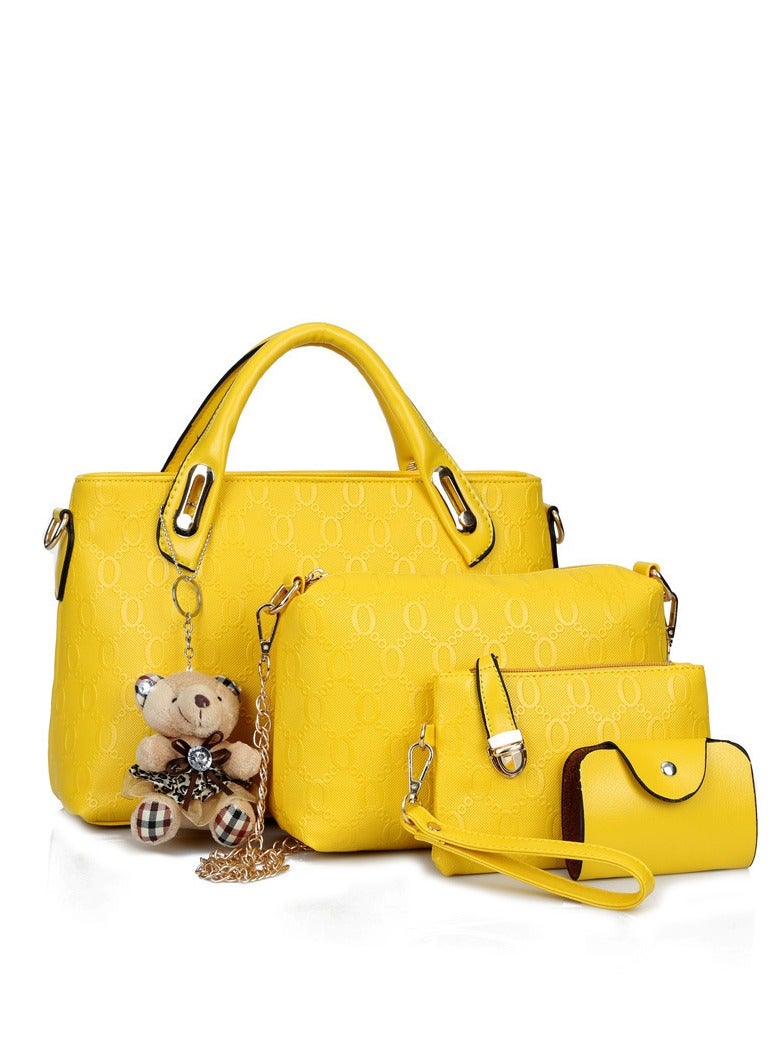 3-Piece Composite Bag Set Yellow 