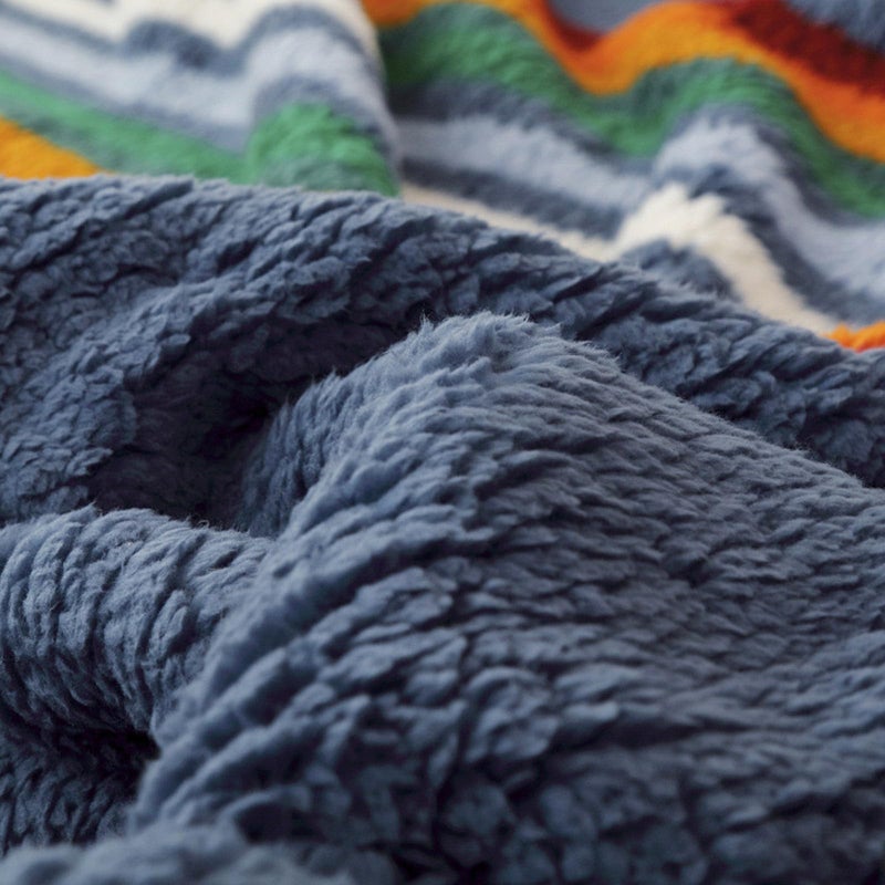 UKELER Boho Sherpa Fleece Blanket 80'' Ã— 90'', Ultra Soft Aztec Queen Blanket for All Season, Cozy, Plush, Bohemian Throw Blanket for Bed/Couch/Sofa/Office/Camping - Image 5