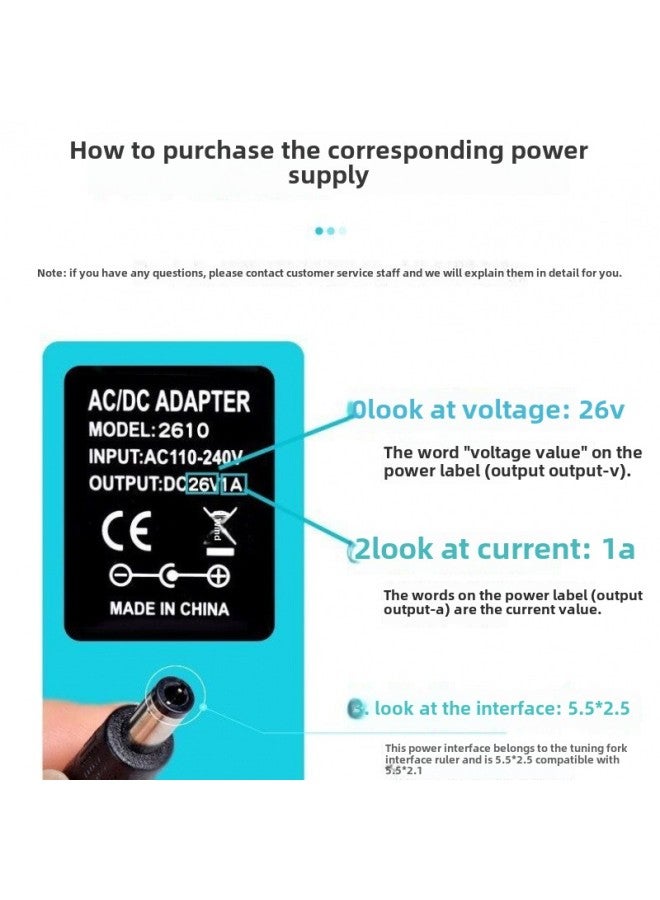 Sweeping Robot Charger Vacuum Cleaner Power Adapter-Color:22V2A-Specifications:Cord Length 1m - Image 2