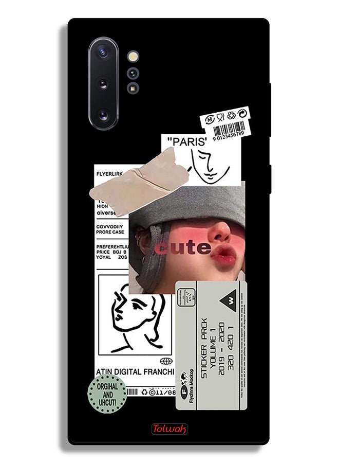 Tolwak Samsung Galaxy Note 10 Plus Protective Case Cover Cute Sticker - Image 2