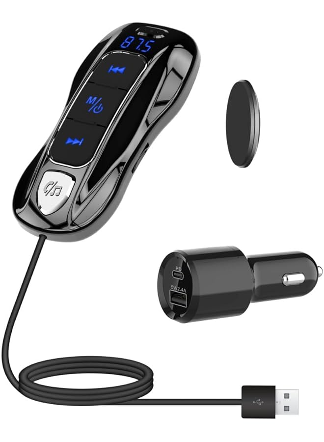 WAGAN Bluetooth Hand-Free Car Charger Black - Image 2