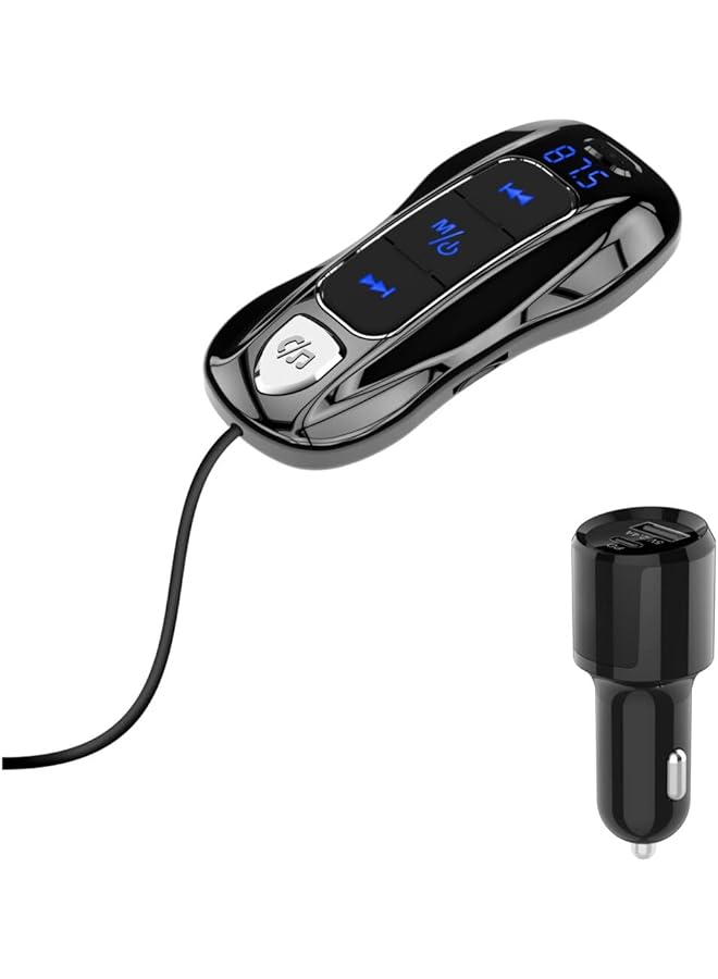 WAGAN Bluetooth Hand-Free Car Charger Black - Image 4