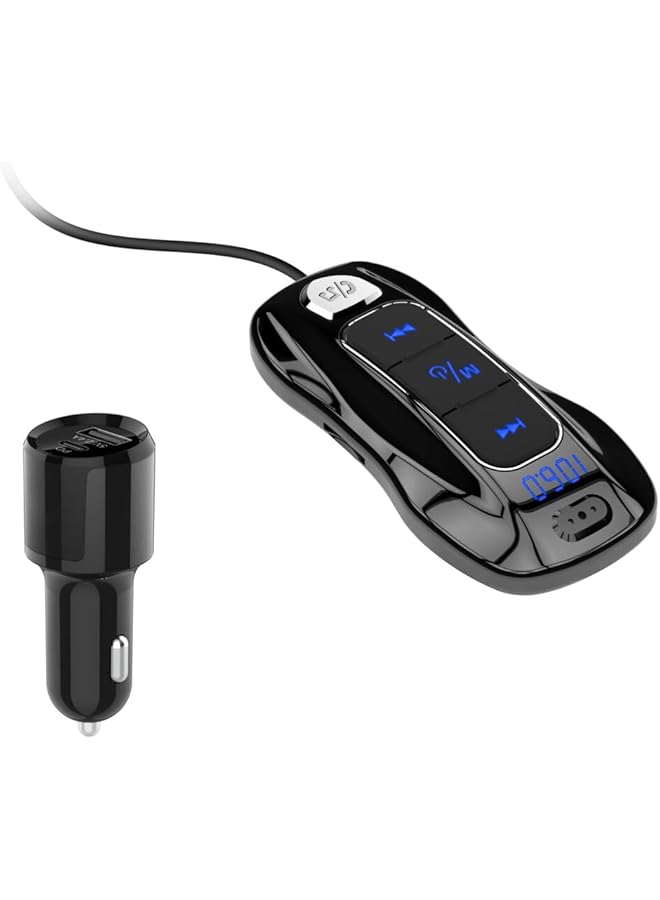 WAGAN Bluetooth Hand-Free Car Charger Black - Image 5