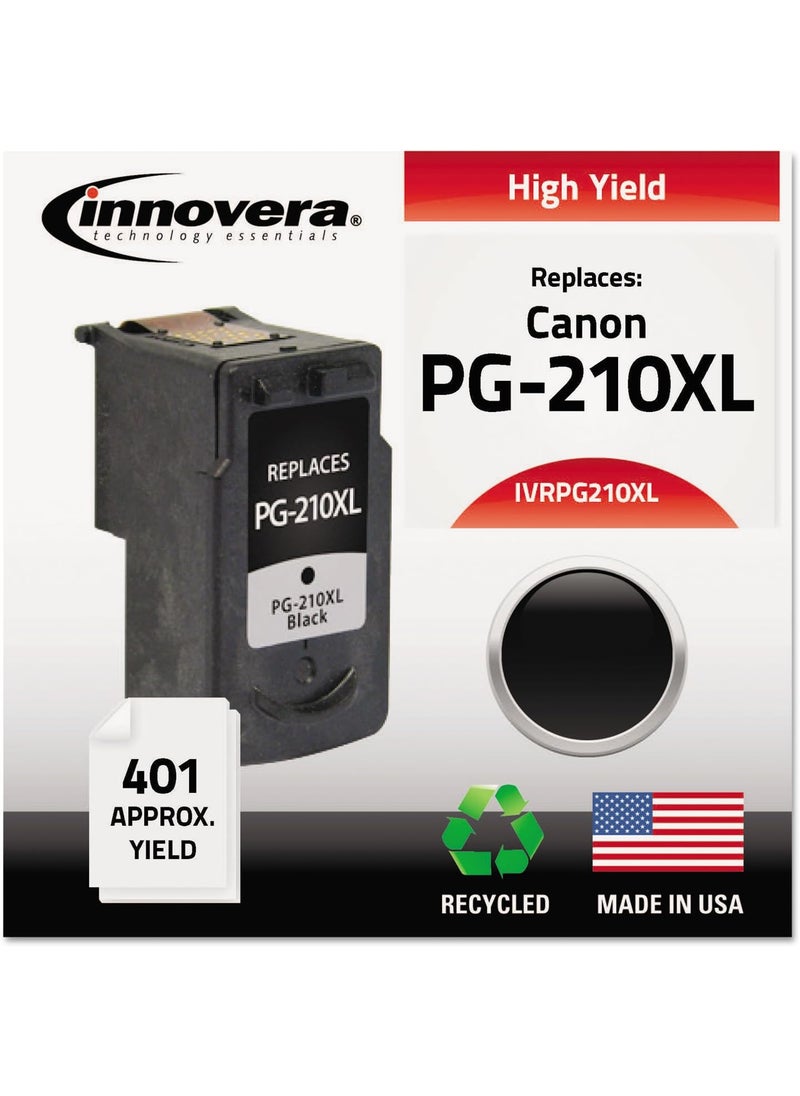 Innovera Innovera Remanufactured HighYield Ink CartridgeReplacement for 2973B001 PG210XL Black  - Image 1