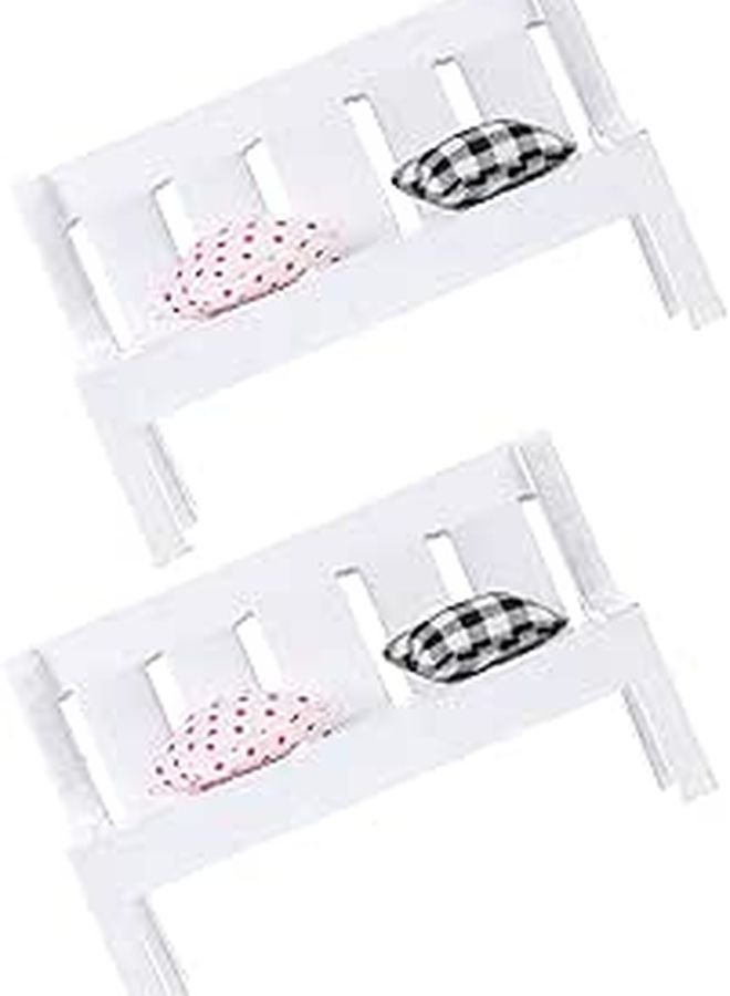 Realistic Mini Bench Models 2 Sets Small Decorative Furniture Props For Dollhouse Garden - Image 1