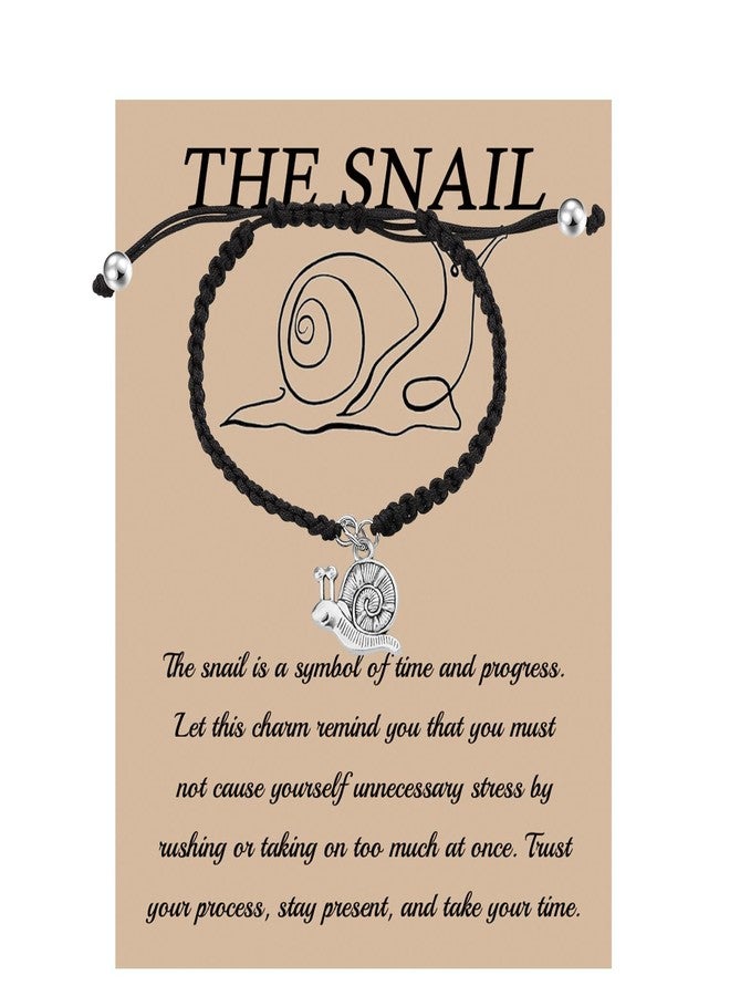 MAOFAED Snail Handmade Bracelet For Men Women The Snail Is A Symbol Of Time And Progress Snail Lover Gift (the snail br) - Image 1