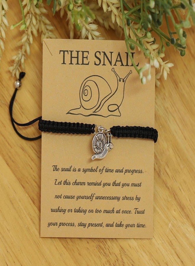 MAOFAED Snail Handmade Bracelet For Men Women The Snail Is A Symbol Of Time And Progress Snail Lover Gift (the snail br) - Image 2