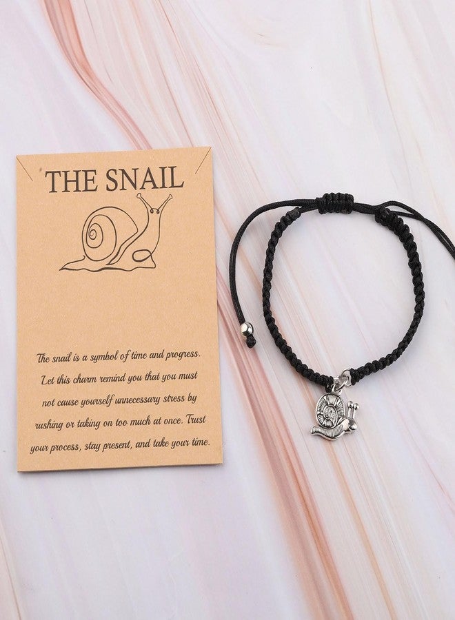 MAOFAED Snail Handmade Bracelet For Men Women The Snail Is A Symbol Of Time And Progress Snail Lover Gift (the snail br) - Image 3
