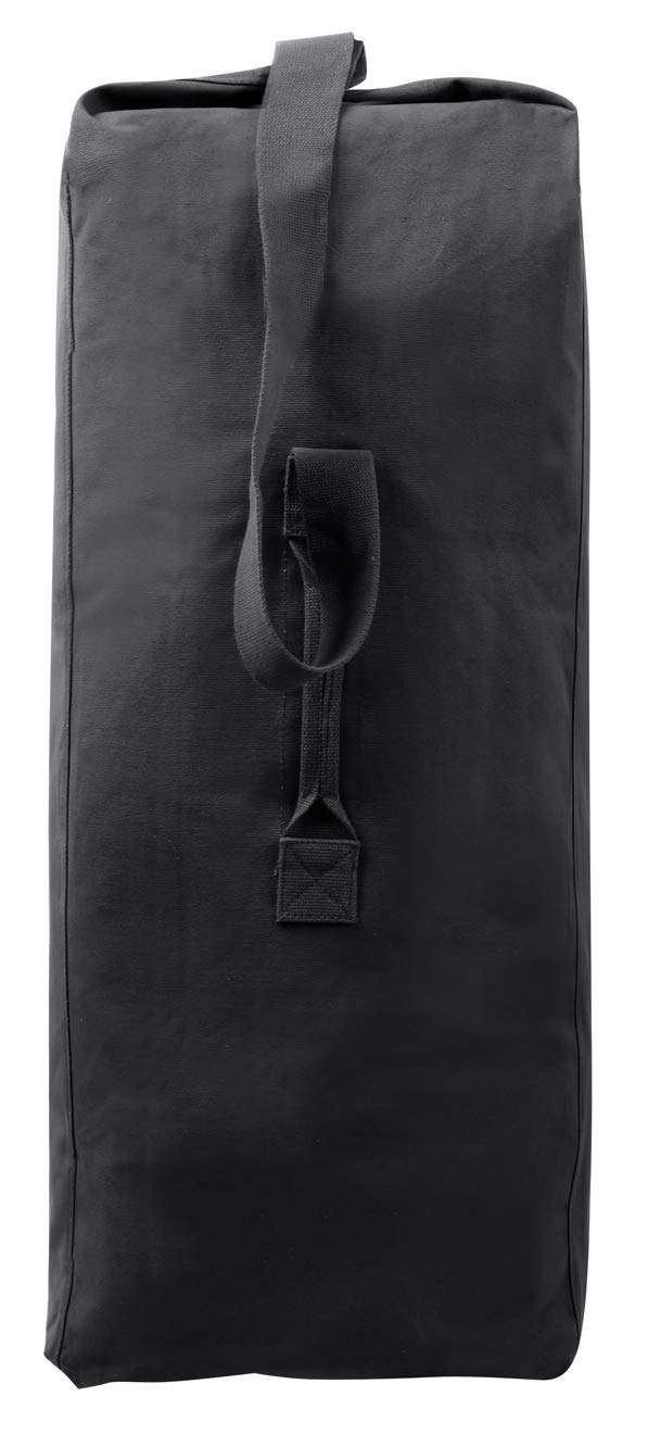 ROTHCO 3499 BLACK TOP LOAD CANVAS DUFFLE BAGS 30 x 50 - Image 4