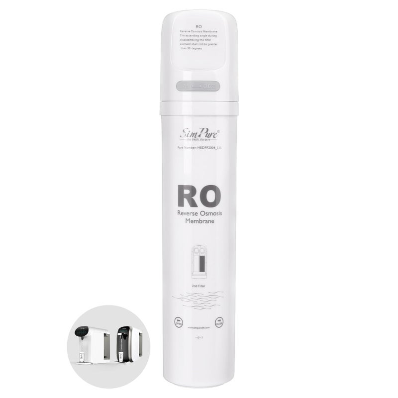 Simpure Original SimPure Y7/Y7P Series RO Filter Replacement Cartridge for Y7, Y7P-W, Y7P-BW, 6 Months Replacement Cartridge, 100 GPD, Model Number: SimPure ROULP-2012-100-Y7 - Image 1