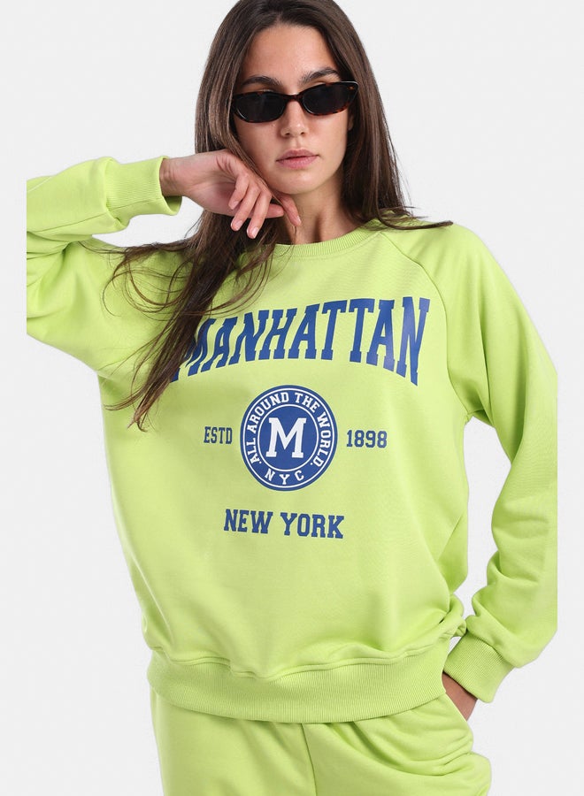Carina Pistache Lounge Sweatshirt - Image 4