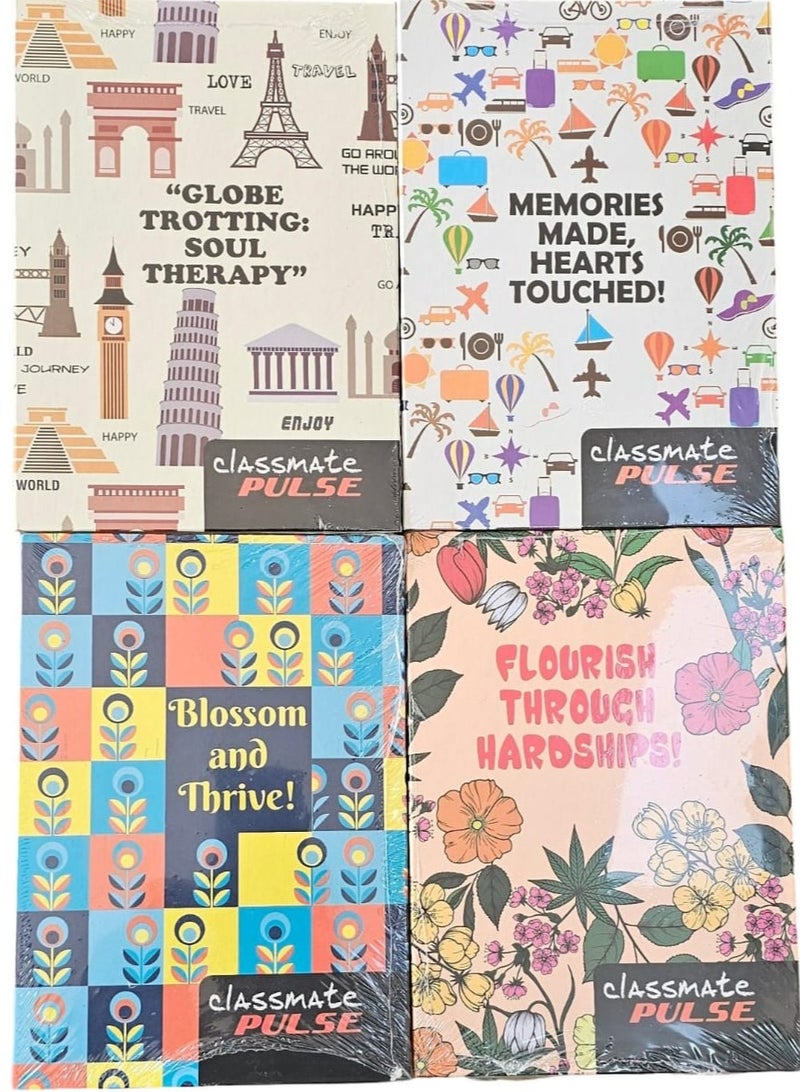 Classmate Pulse A5 Flexi-Bound Notebook-Multi designs - Image 1
