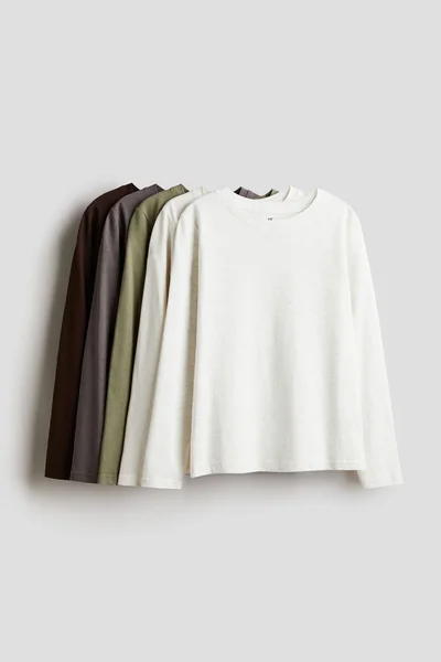H&M 5-Pack Jersey Tops
