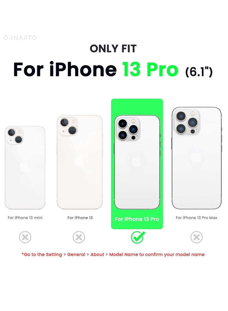 BORTONY Protective Silicone Case Cover For iPhone 13 Pro 6.1 inch  - Image 2