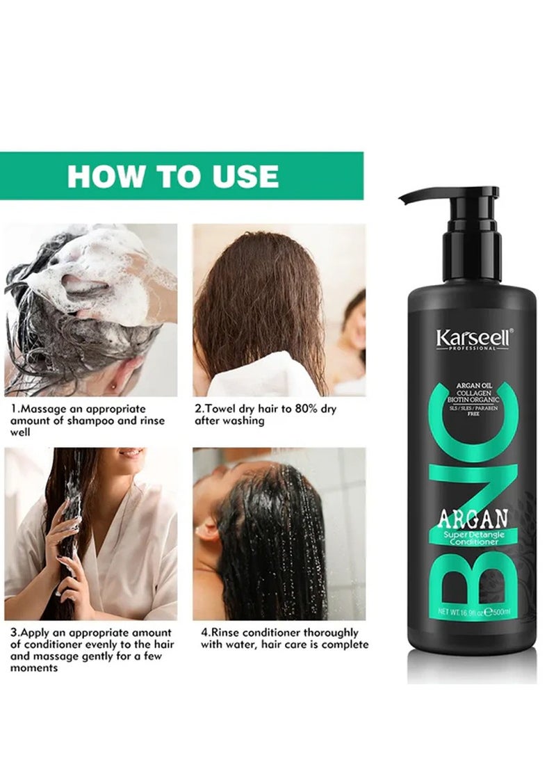 Karseell BNC Argan Nourishing Conditioner 500 ML  - Image 4
