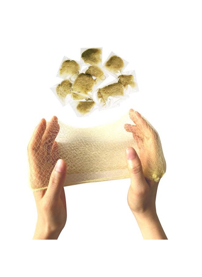 Polly Online 20 Pcs Hair Nets for Women Bun,Invisible Hair Nets Elastic Edge Mesh (Blonde)  - Image 1
