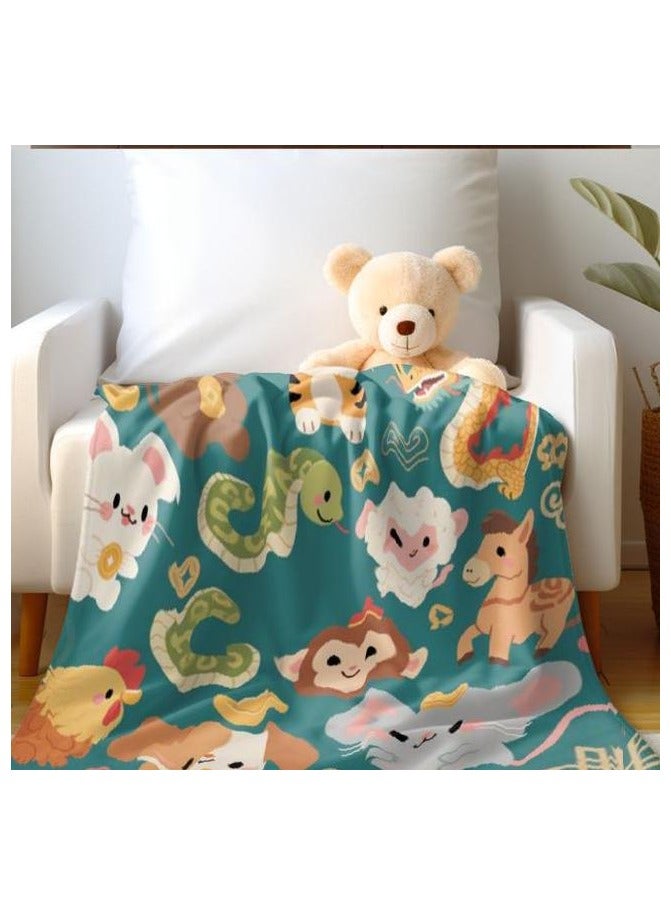 عام بطانية رقيقة من الفانيلا (دافئة ومريحة، ومناسبة للنوم واستخدام الألعاب وإزالة الغبار ومقاومة للرمل) 150 سم * 200 سم - 304 - Image 4