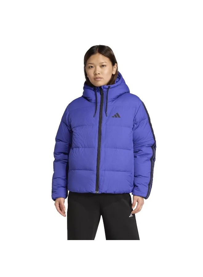 adidas Adidas W Ess 3S P D Ho Blue Jacket (Down) Jackets For Women