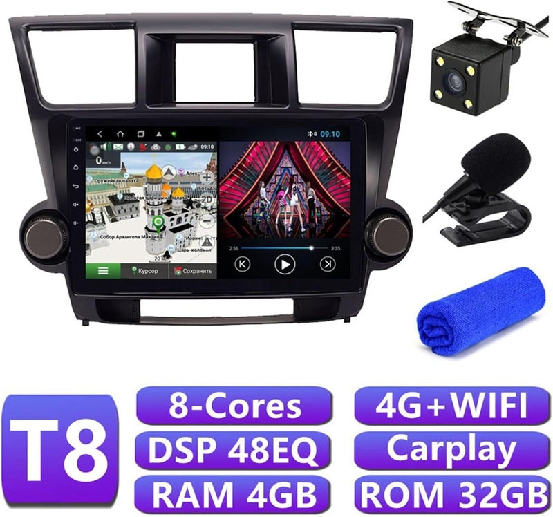 Wivplex Android Navigation GPS Head Unit for Toyota Highlander - Image 2