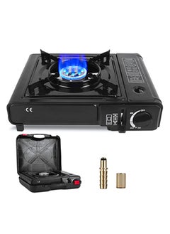 SUPREMIUM 3300W Portable Camping Stove – Dual Fuel Butane & Propane Burner, Piezo Ignition, Safety Cut-Off, Automatic Tank Ejection, Carry Case – Ideal for Camping, Hiking & Outdoor Cooking  - Image 1