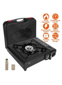 SUPREMIUM 3300W Portable Camping Stove – Dual Fuel Butane & Propane Burner, Piezo Ignition, Safety Cut-Off, Automatic Tank Ejection, Carry Case – Ideal for Camping, Hiking & Outdoor Cooking  - Image 2