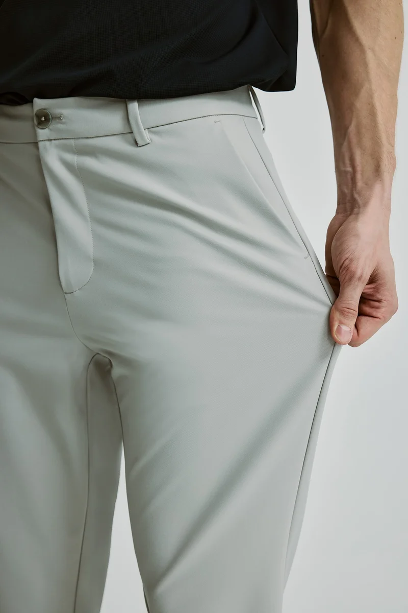 Defacto  Tailored Fit Ankle-Length Trousers for Men | Best Price UAE