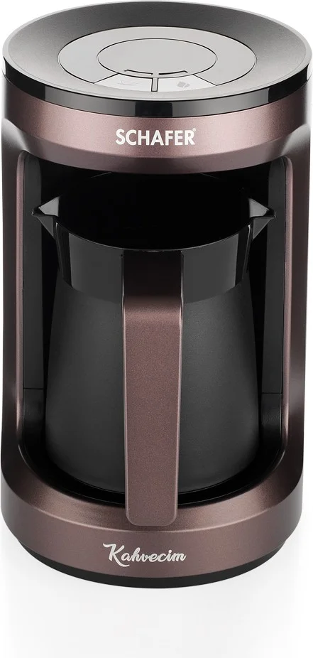 Schafer Kahvecim Automatic Turkish Coffee Machine-Brown