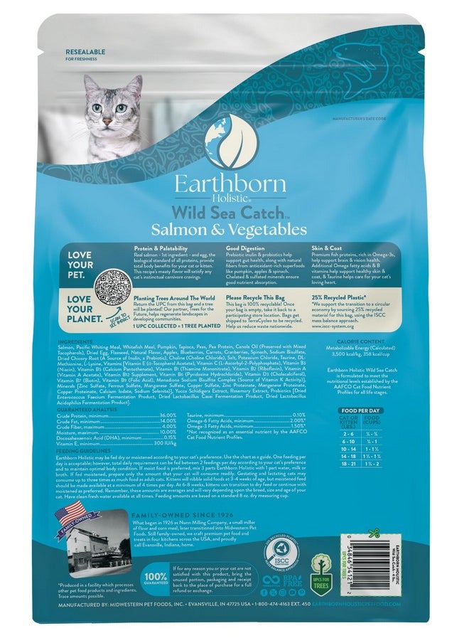 Earthborn Holistic Earthborn Holistic Wild Sea Catch Grain-Free Dry Cat Food  - Image 3