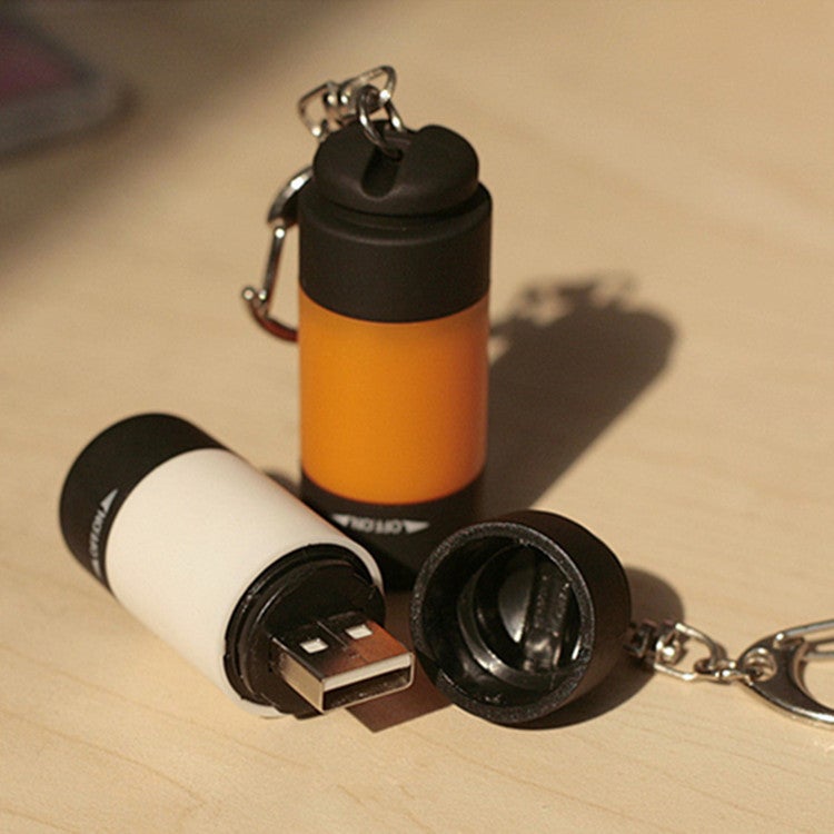 Rechargeable Mini Flashlight Keychain High Intensity White - Image 5