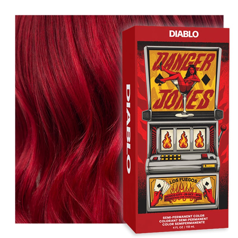 Danger Jones Semi-Permanent Hair Color (Diablo - Red) - Image 1