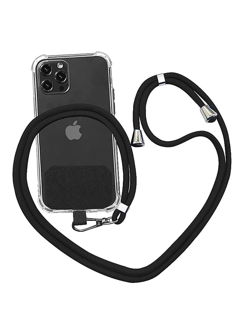 SYOSI - 2 Sets Universal Cell Phone Lanyard Crossbody Lanyard with Adjustable Nylon Neck Strap Compatible for Every Mobile Phone - Image 1