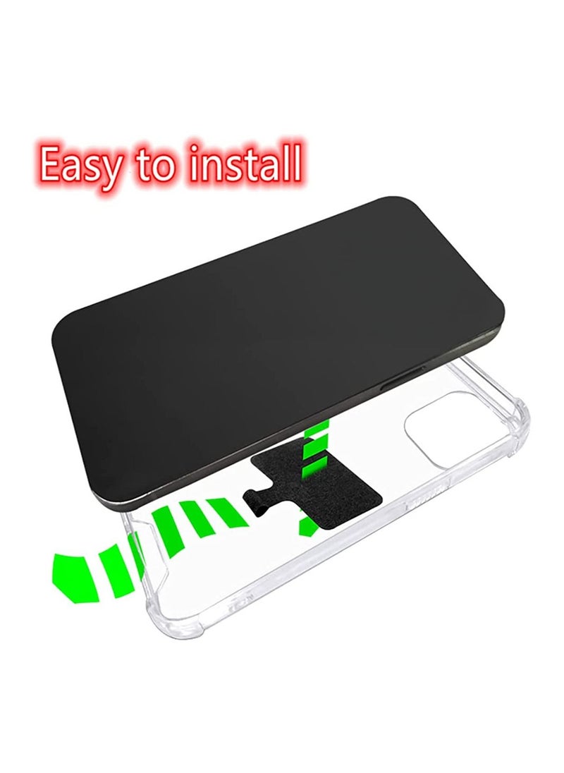 SYOSI - 2 Sets Universal Cell Phone Lanyard Crossbody Lanyard with Adjustable Nylon Neck Strap Compatible for Every Mobile Phone - Image 1