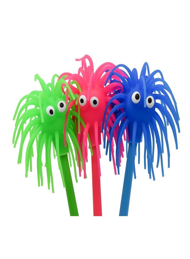 Lopenle 12 PCS Sea Urchin Shaped Pens Soft Rubber Monster Ballpoint Pens For Office Party Christmas stuffers - Image 2