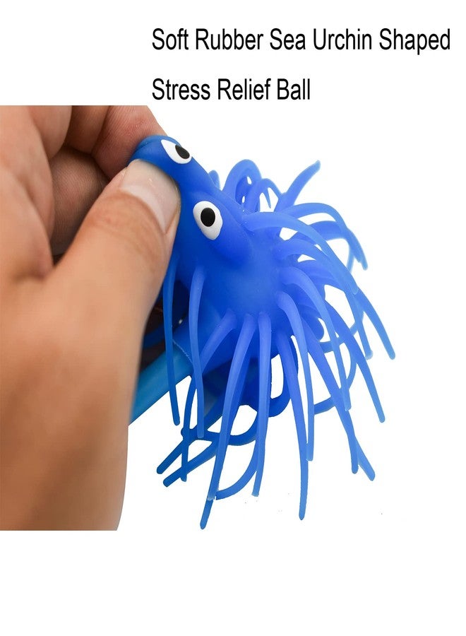 Lopenle 12 PCS Sea Urchin Shaped Pens Soft Rubber Monster Ballpoint Pens For Office Party Christmas stuffers - Image 4