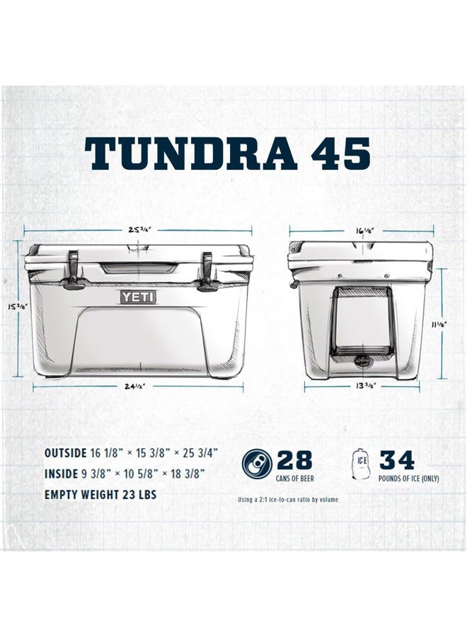 YETI Tundra 45 Cooler, Charcoal - Image 2